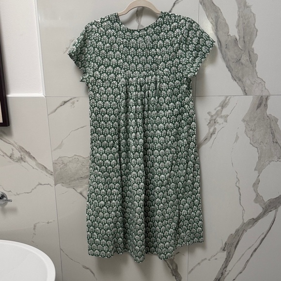 Gerard Darel Green Patterned Dress w Pockets - Picture 5 of 6